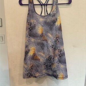 CALIA by Carrie Underwood Blue and White Tank Top